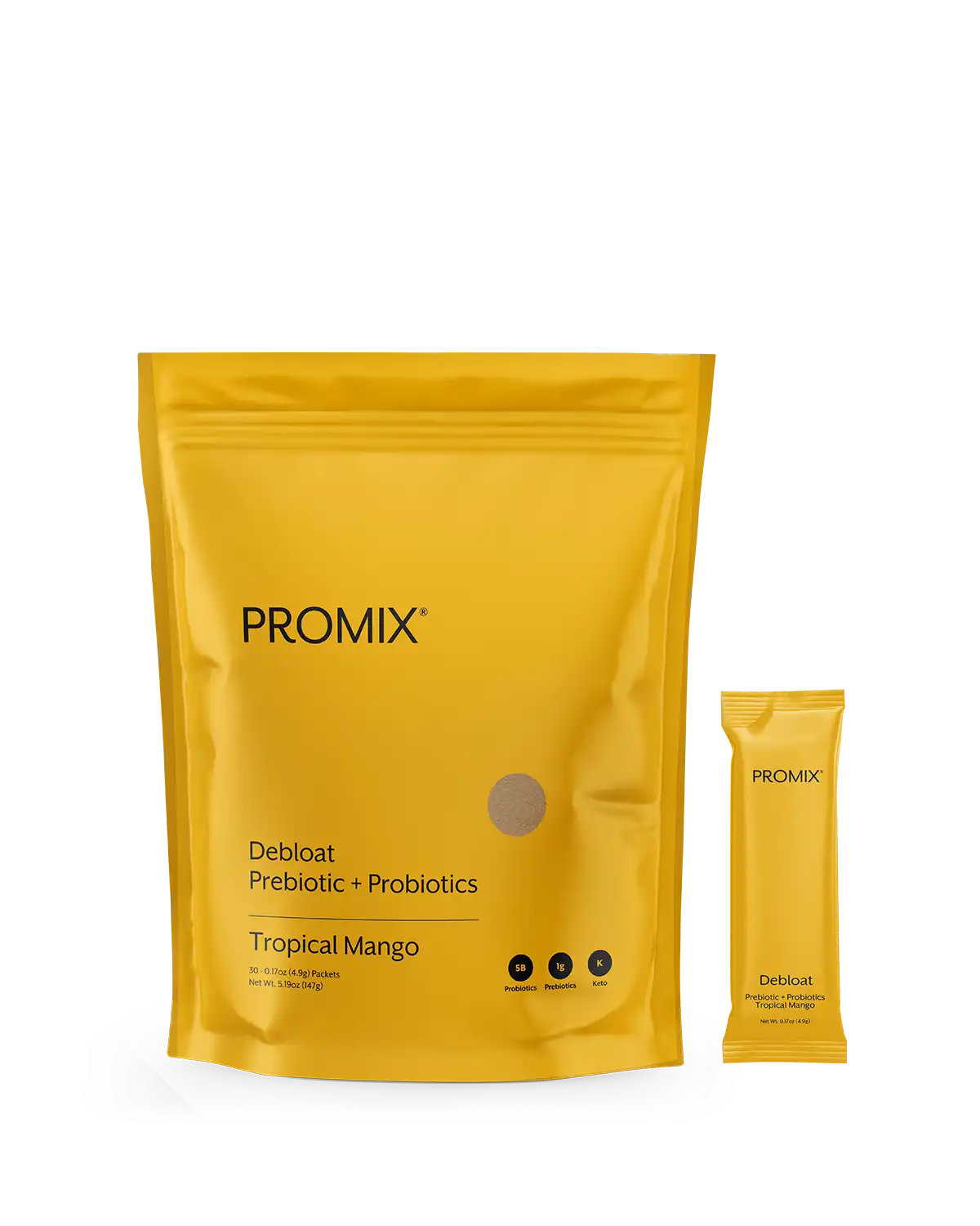 Tropical Mango Debloat: Prebiotic + Probiotic