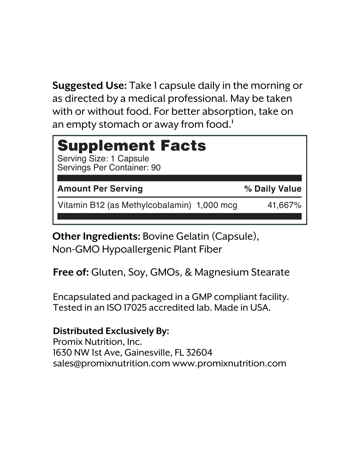 B12 (Methylcobalamin)
